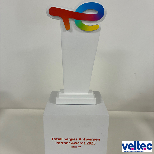TotalEnergies Antwerpen Partner Award 2025 für Veltec NV