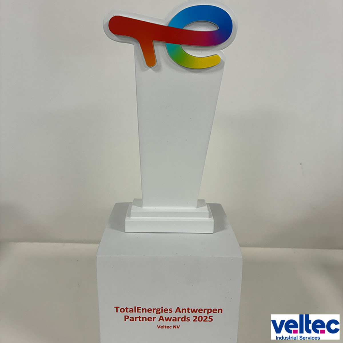TotalEnergies Antwerpen Partner Award 2025 für Veltec NV
